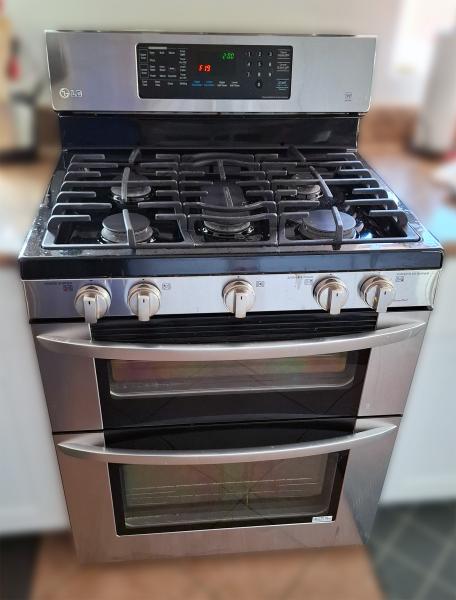 LG Gas Range with Double Oven Repair in Las Vegas (LDG3036ST/01)